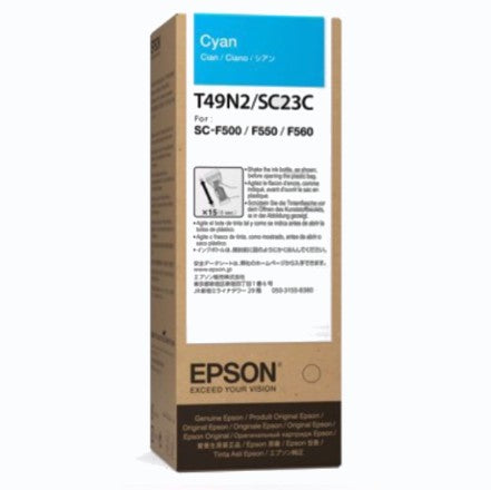 Epson Cartuccia T49N2 Ciano per Stampante SC-F100/SC-F500 Epson Cartuccia T49N2 Ciano per Stampante SC-F100/SC-F500